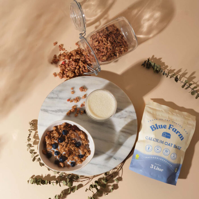 Calcium oat base