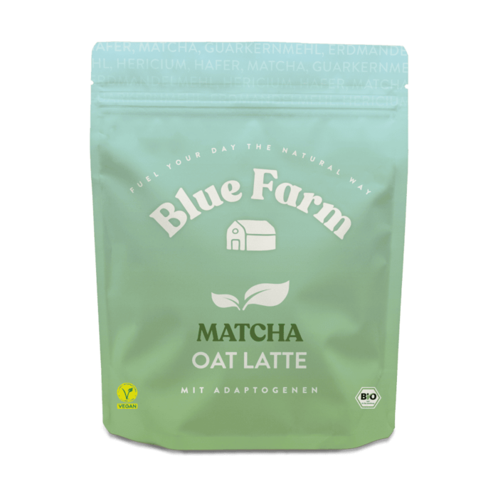 Matcha oat latte ekologiški avižų gėrimų milteliai