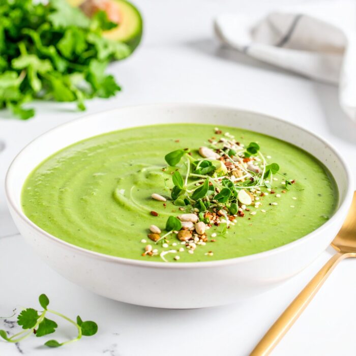 Agurkų avokado gazpacho 05
